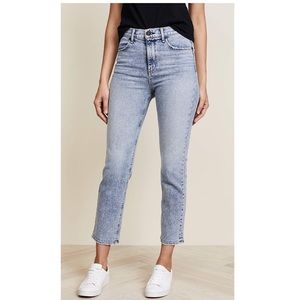 Rag and bone cigarette jeans in double down